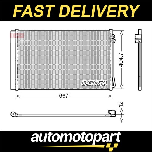 Denso air con condenser - air,