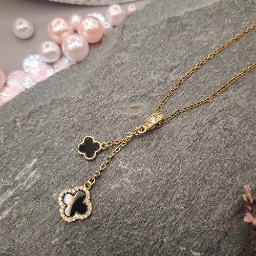 Gold necklace chain pendant