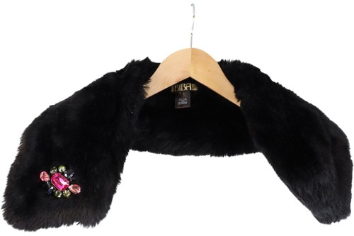 Biba faux fur black - biba,