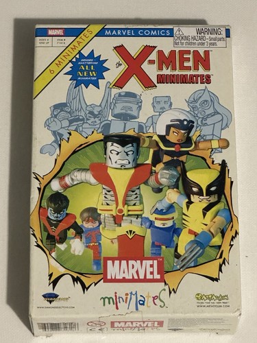Marvel comics men minimates - marvel, x-men