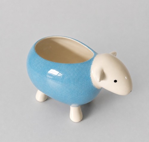Herdy sheep stoneware plant - ,