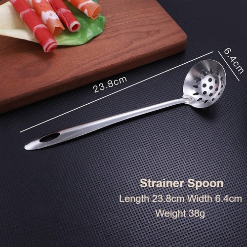 Stainless steel soup ladle - steel,