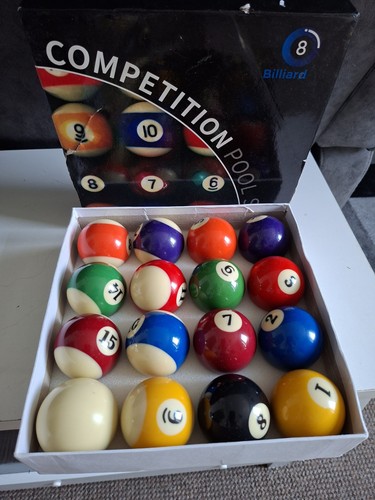 Billiard pool ball set 4 - ball, 2-1/4"
