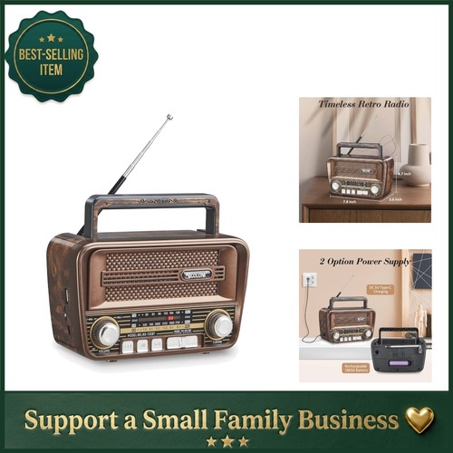 Classic retro shortwave radio - retro,