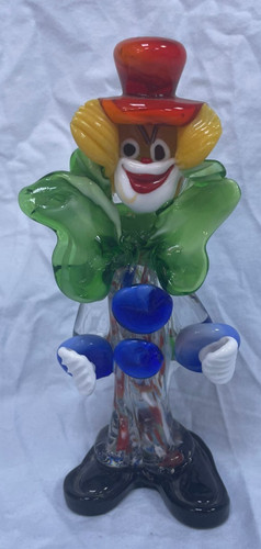 Murano style glass clown