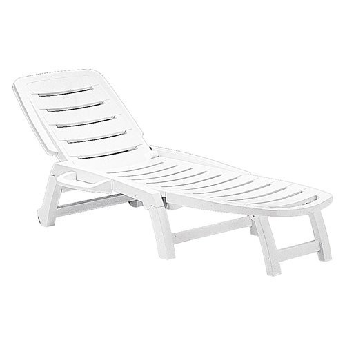 Grandsoleil white sun - white, lounger