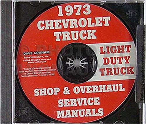 1973 chevy truck - cd, shop