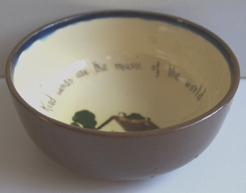 Vintage devon motto - vintage, bowl