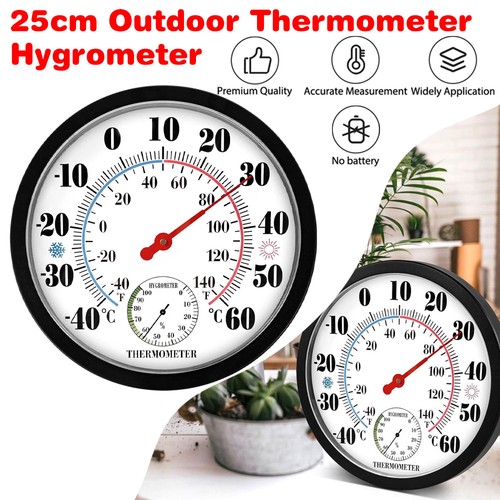 25cm large numbers thermometer - 25cm,