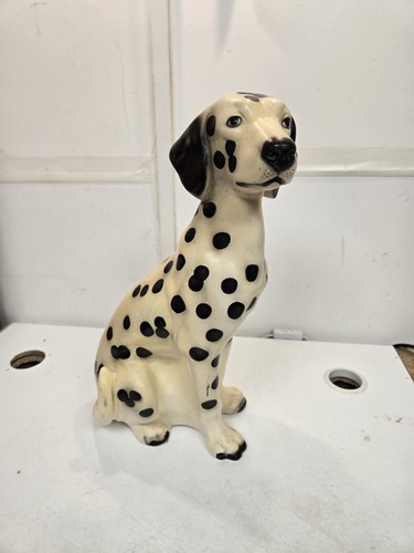 Vintage dalmatian chalk dog - vintage,