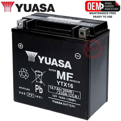 Yuasa ytx16 sealed original - ytx16-bs,