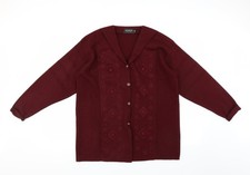 Paramour Womens Red   Cardigan