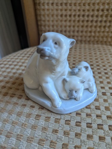 Lladro polar bear and - lladro, cubs