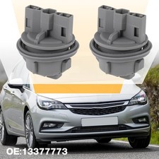 1Pair DRL Light Bulb Holder For Vauxhall ASTRA J GTC CASCADA ZAFIRA C #13377773