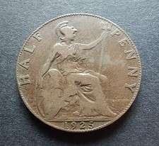 1925 Half Penny - King George