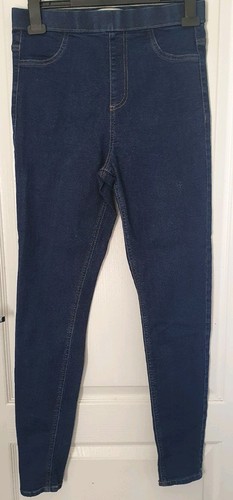 Ladies dark blue jeggings - ladies,