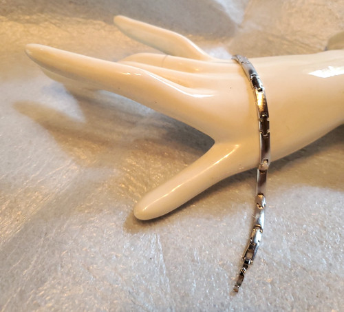 Nikken cross link - link, silver