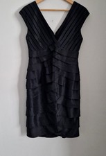 Adrianna Papell Black Ruffle