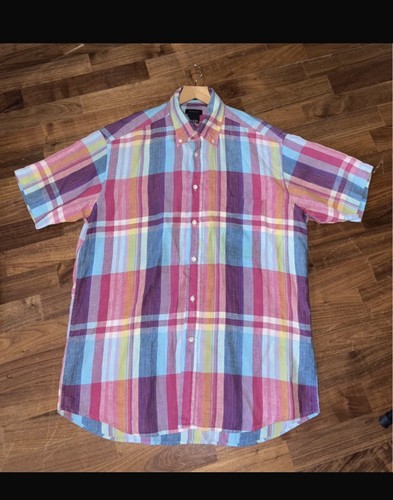 Gant men 100 linen - men's, checked