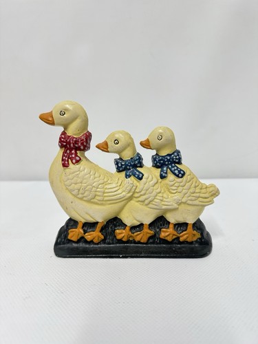Cast iron duck family - cast, door