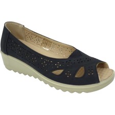 peep toe shoes low wedge