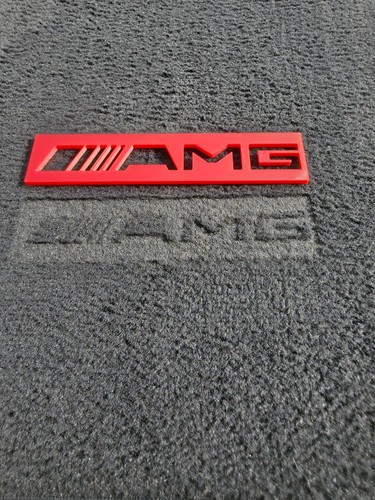 Amg logo car carpet stencil - amg,