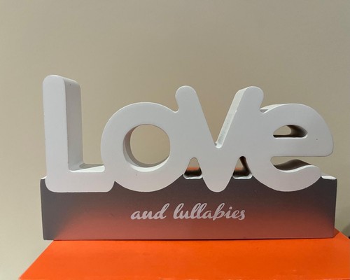 Splosh love word block - block,