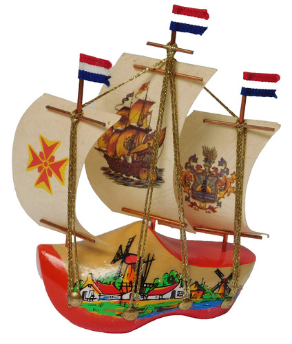 Wooden dutch clog ornament - wooden,