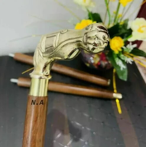 Solid brass handle victorian - brass,