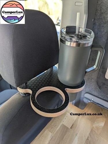 Wooden double cup holder - wooden,