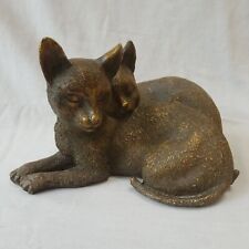 Golden Cats Resin Siamese Cats