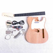 Electric Guitar DIY Kit TL6 Ash Body Ebony Fingerboard Choice of Hardware