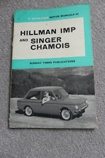 Hillman Imp and Singer Chamois Olyslager Workshop Manual  Good Condition