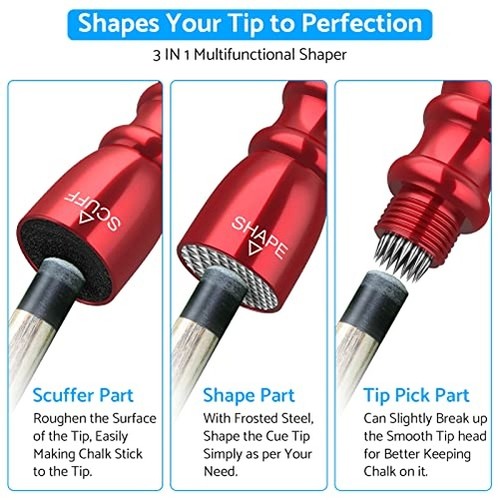 Esynic snooker cue tip shaper - esynic,