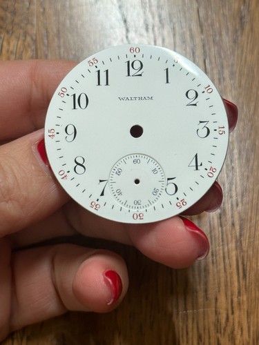 Waltham pocket watch enamel - pocket,