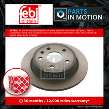 2x Brake Discs Pair Solid fits
