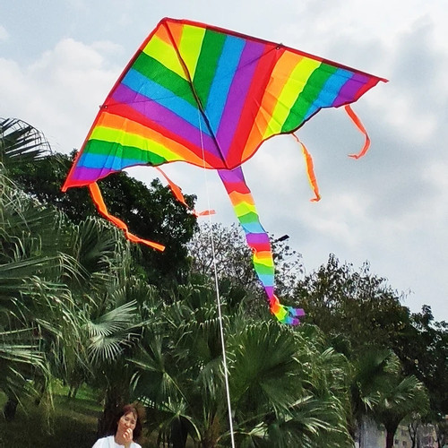 Rainbow kite long tail kids - tail,