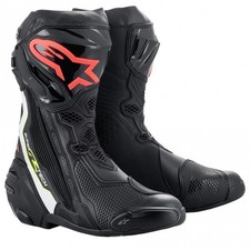 Alpinestars (Road) Boots - Supertech R (Black, White, Red Fluo, Yellow Fluo)
