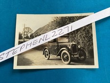 Snapshot Photo Vintage Motor Car AUSTIN 7 With GUILDFORD REGISTRATION 1920s  ?