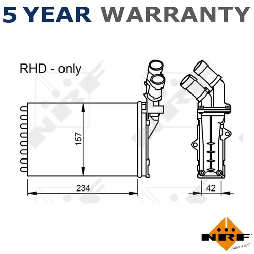 Nrf heater control valve fits - heater,