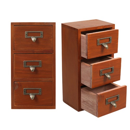Drawer wooden storage - 3,
