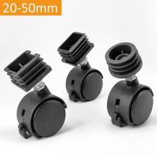 20mm-50mm Swivel Roller Caster Wheel Furniture Trolley Chair Table Floor Protect
