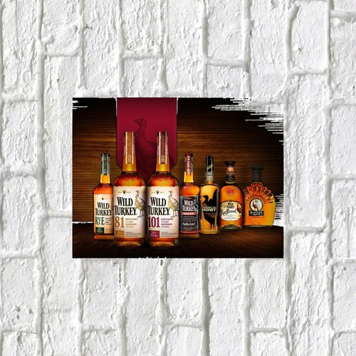 Wild turkey retro tin - wild,