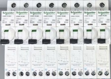 Schneider Acti 9 iC60H RCBO 6a 10a 16a 20a 25a 32a 40a 45a Type B C PoN VAT INCL