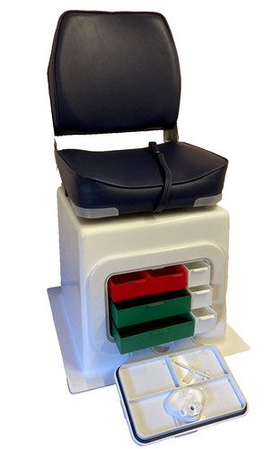 Navy folding boat seat - seat,, grp