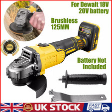 125mm Cordless Angle Grinder Brushless Grinding For Dewalt 18V Battery ONLY Body