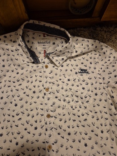 Weird fish men short - men's, sleeve
