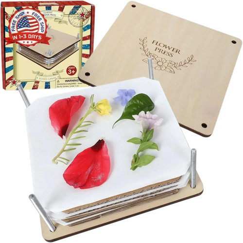 Flower press kit layers - flower,