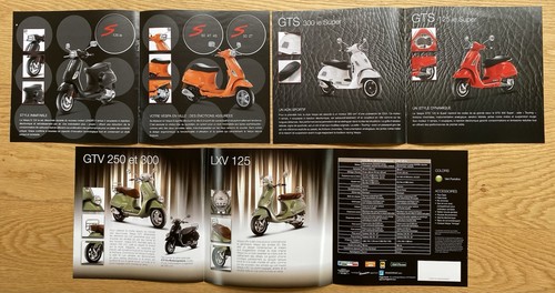 Vespa brochures gtv - x3, (gtv