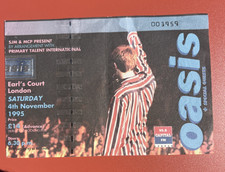 OASIS TICKET Earls Court